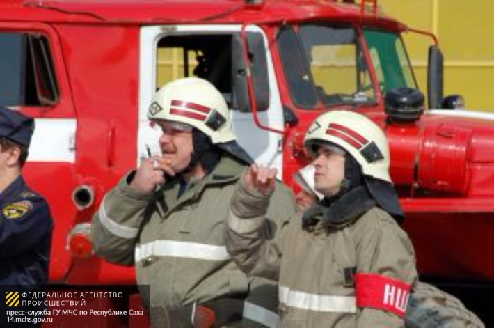 Электровоз вспыхнул в Смоленской области