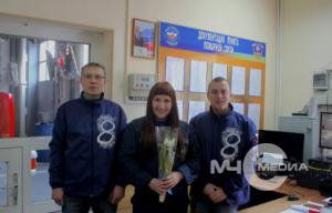 В Смоленске члены Всероссийского студенческого корпуса спасателей приняли участие в акции «В благодарность за службу!»