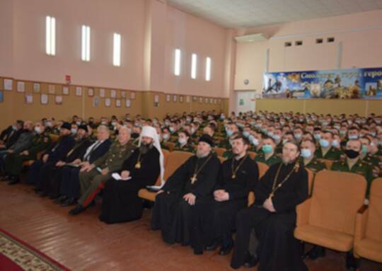 В Военной академии войсковой ПВО ВС РФ состоялась божественная литургия и конференция, приуроченная ко дню памяти святого мученика Меркурия Смоленского